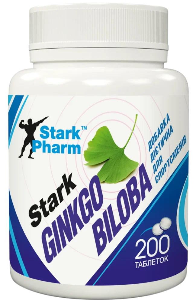 Натуральная добавка Stark Pharm Ginkgo Biloba 40 мг 200 таблеток