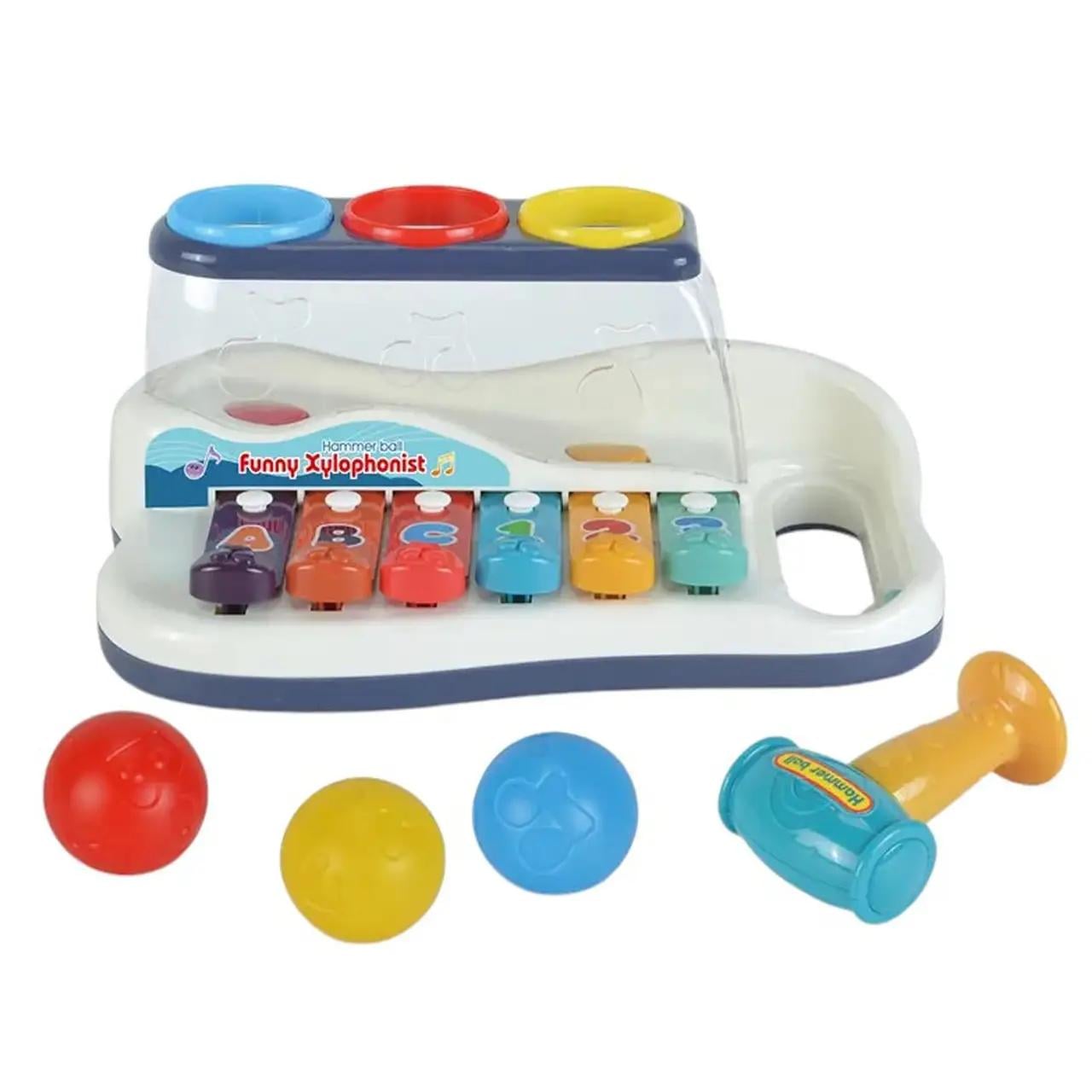 Ксилофон Funny Xylophonist RJ 2883 36/2 3 шарика/молоточек (121794)