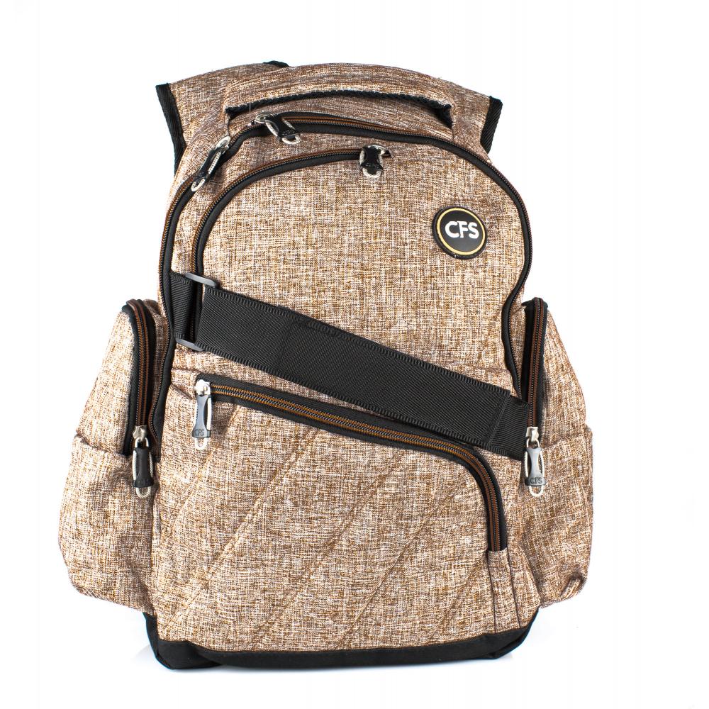 Рюкзак молодежный Cool For School 42x35x12 см 16-25 л Коричневый (CF85845)
