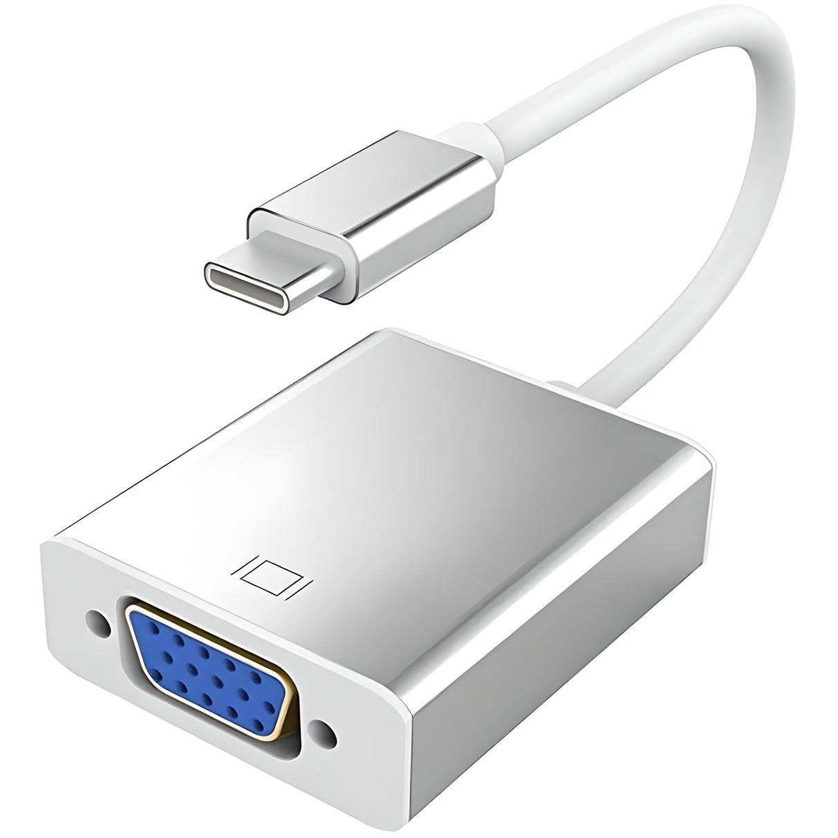 Адаптер видео с Type-C на VGA порт Addap UC2VGA-02 для ноутбука/проектора/монитора
