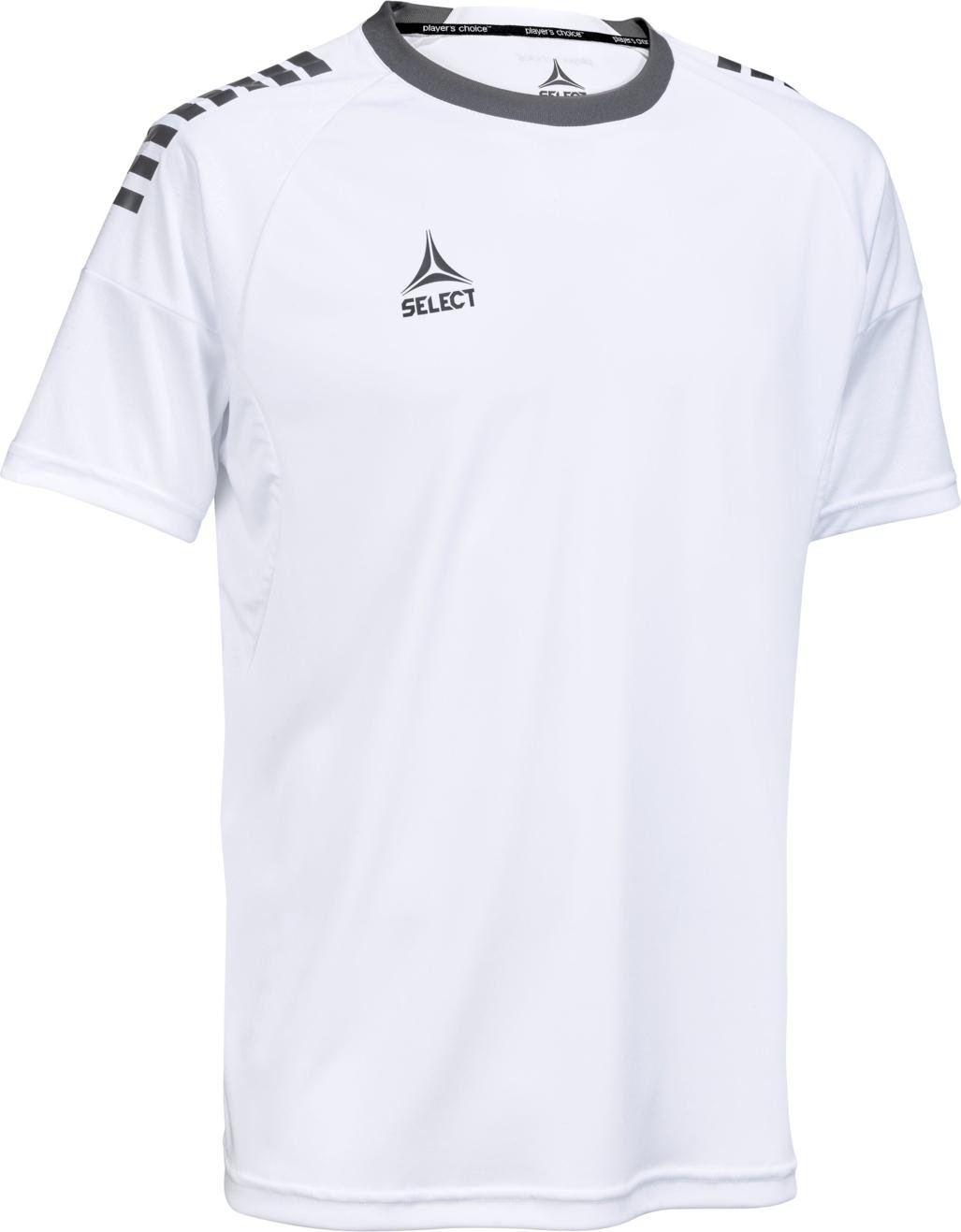 Футболка Select SPAIN V25 PLAYER SHIRT S/S 12 лет/2XS Бело-черный (621000-010)