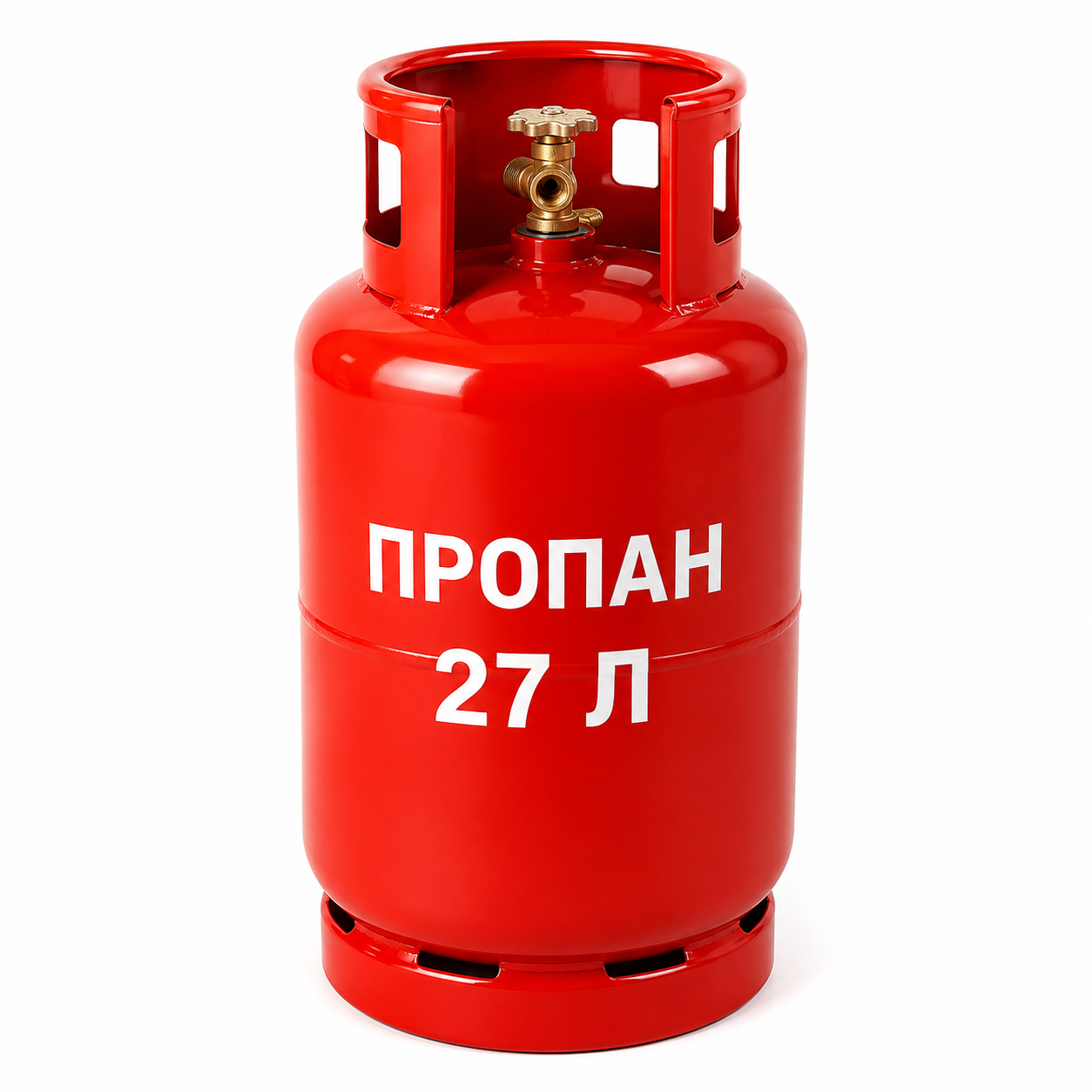Баллон газовый пропановый 27 л металлический с вентилем для дома/дачи/резервного использования (0027) Баллон газовый пропановый 27 л металлический с вентилем для дома/дачи/резервного использования (0027)