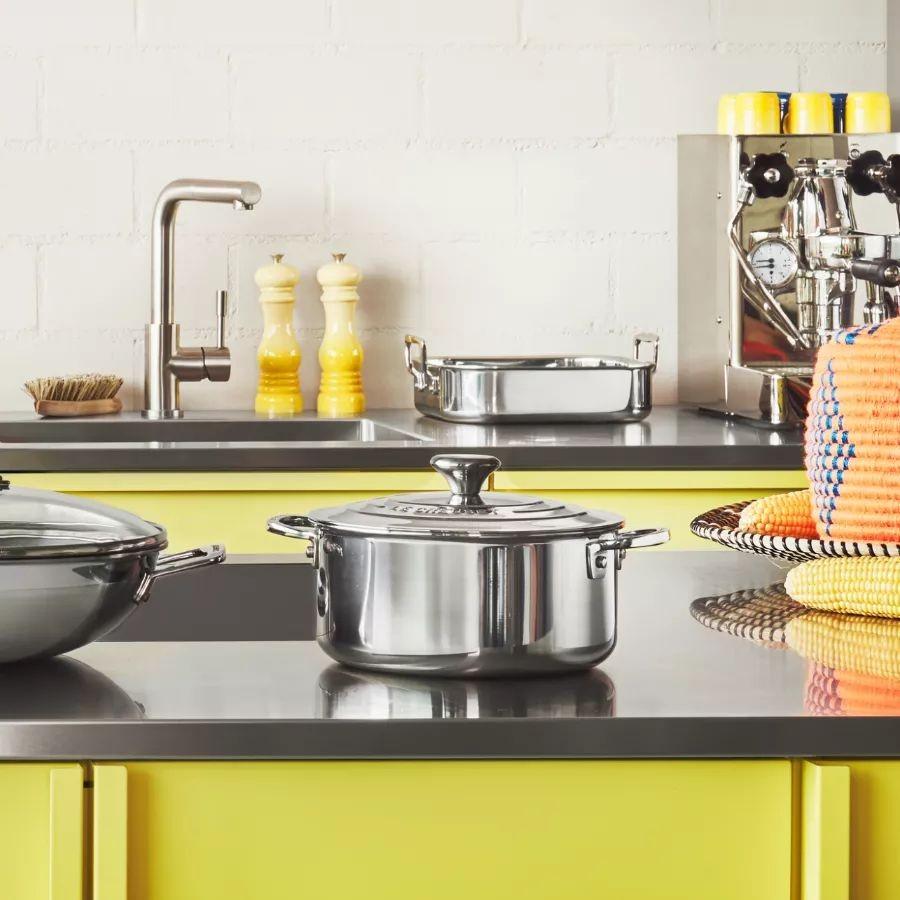 Кастрюля Le Creuset из нержавеющей стали 3-Ply Plus 5,3 л 24 см Серебристый (96602124000000) - фото 6