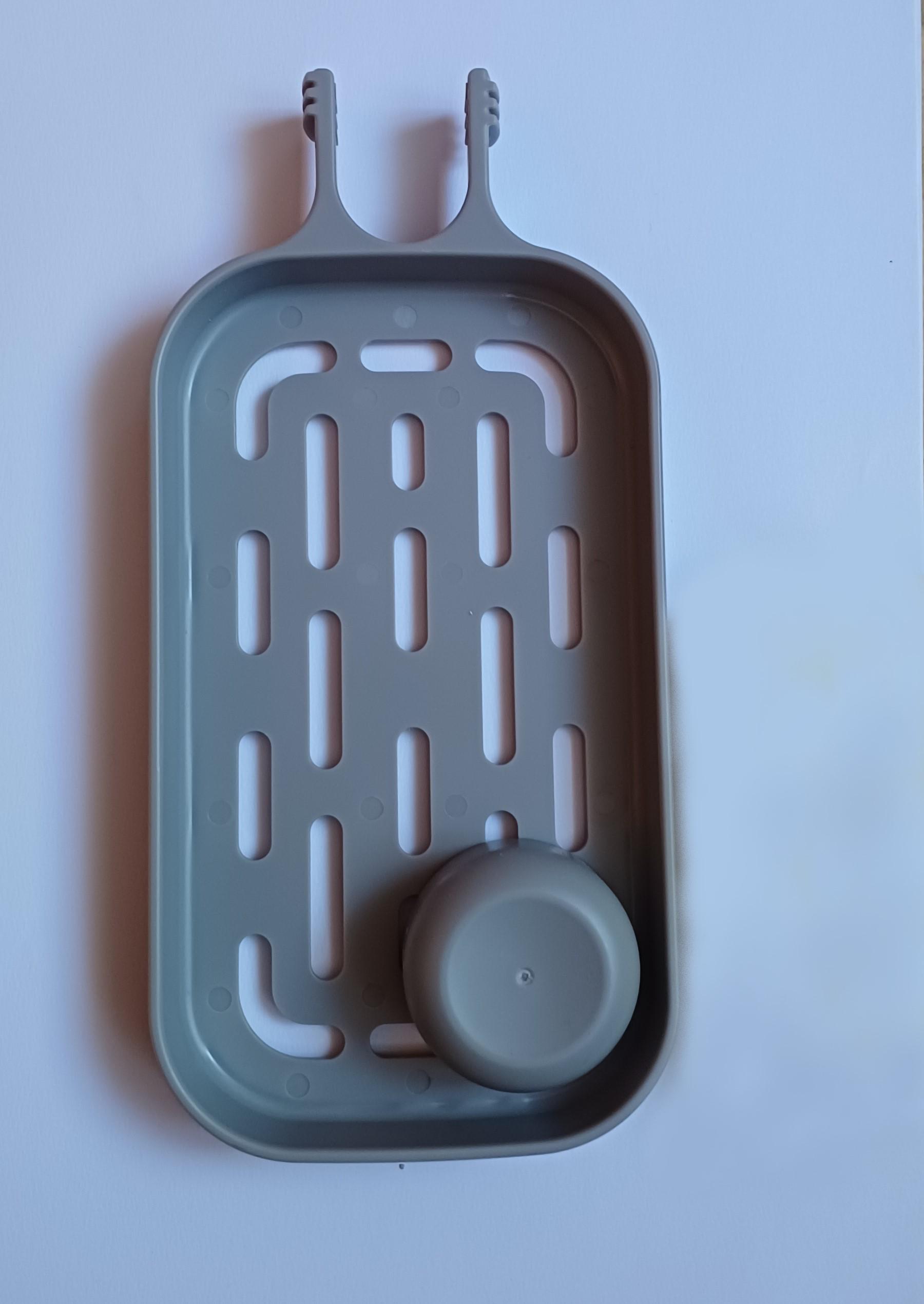 Органайзер для губки на кран Серый (92ddf543) Органайзер для губки на кран Серый (92ddf543)