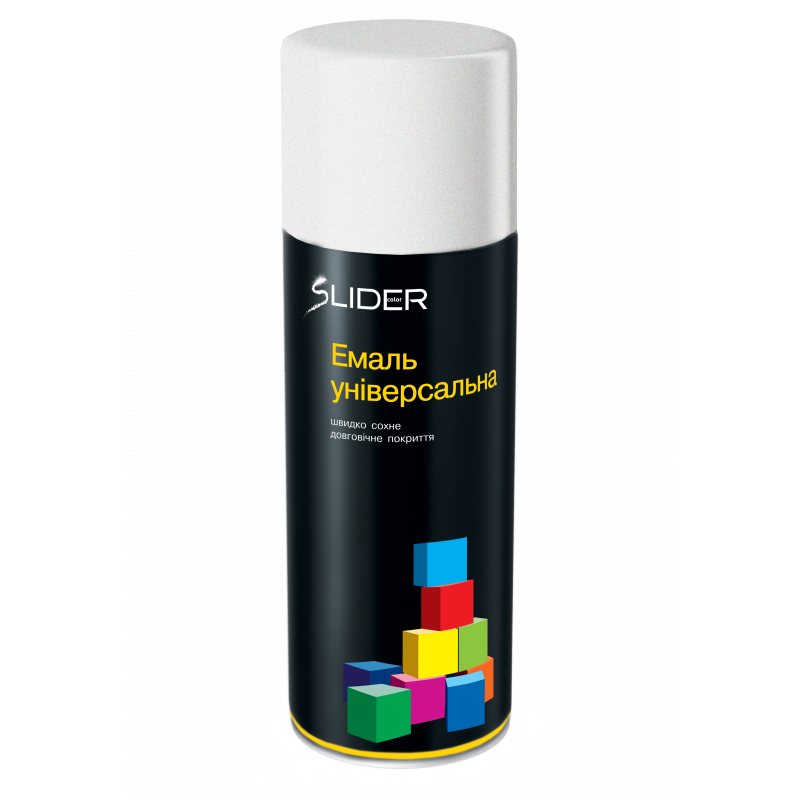 Эмаль аэрозольная универсальная Lider Ral 9010 400 мл Белый матовый (28715716) - фото 1