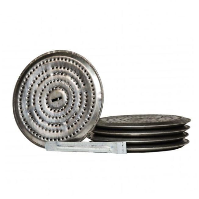 Розсікач вогню на конфорку металевий круглий великий 19.5 см (201626) - фото 2 Розсікач вогню на конфорку металевий круглий великий 19.5 см (201626) - фото 2