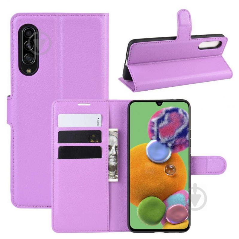 Чохол-книжка Litchie Wallet для Samsung Galaxy A90 5G Violet (arbc6412) - фото 2