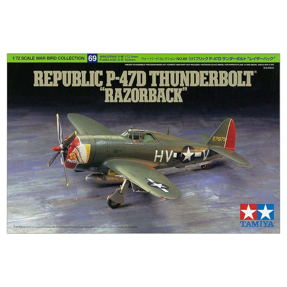 Збірна модель Tamiya літак 1:72 P-47D Thunderbolt Razorback (60769-000)