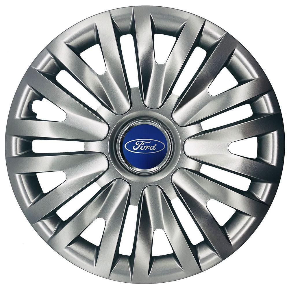 Ковпаки SJS з логотипом Ford 412 R16 4 шт. Срібний (31008833)