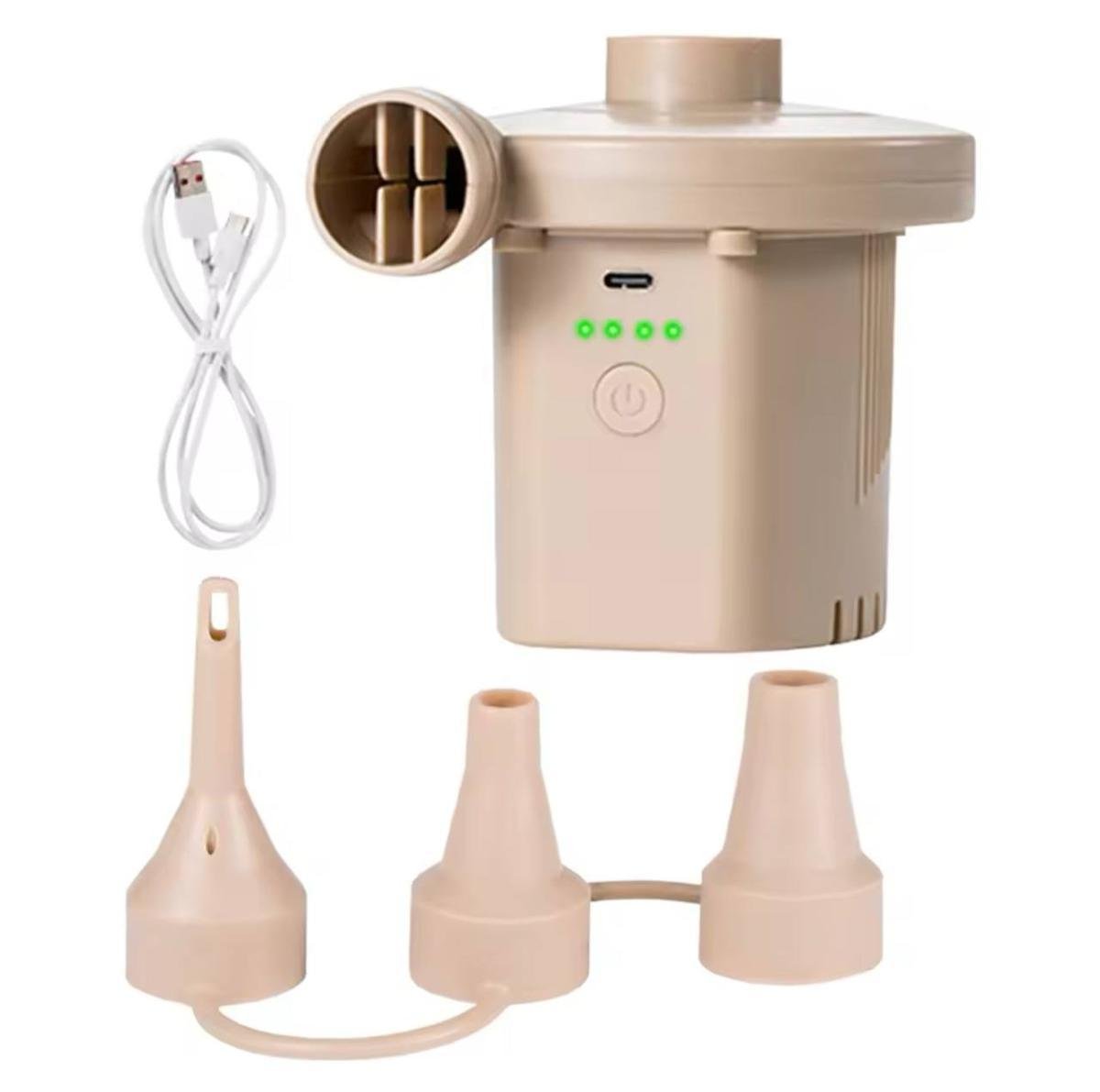 Насос електричний кемпінговий 2500 mAh Бежевий (95u-9qn-3as) Насос електричний кемпінговий 2500 mAh Бежевий (95u-9qn-3as)