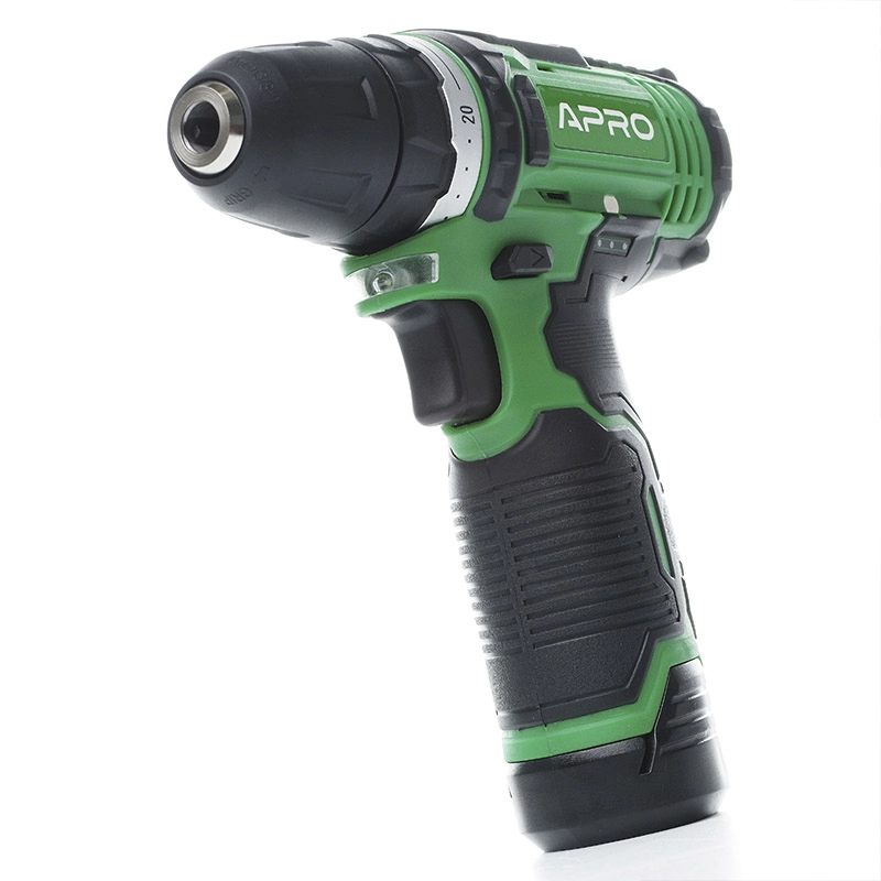 Дрель-шуруповерт Apro 12 В 1,5 А 12D 2 АКБ/ЗУ/кейс (895003) - фото 4 Дрель-шуруповерт Apro 12 В 1,5 А 12D 2 АКБ/ЗУ/кейс (895003) - фото 4