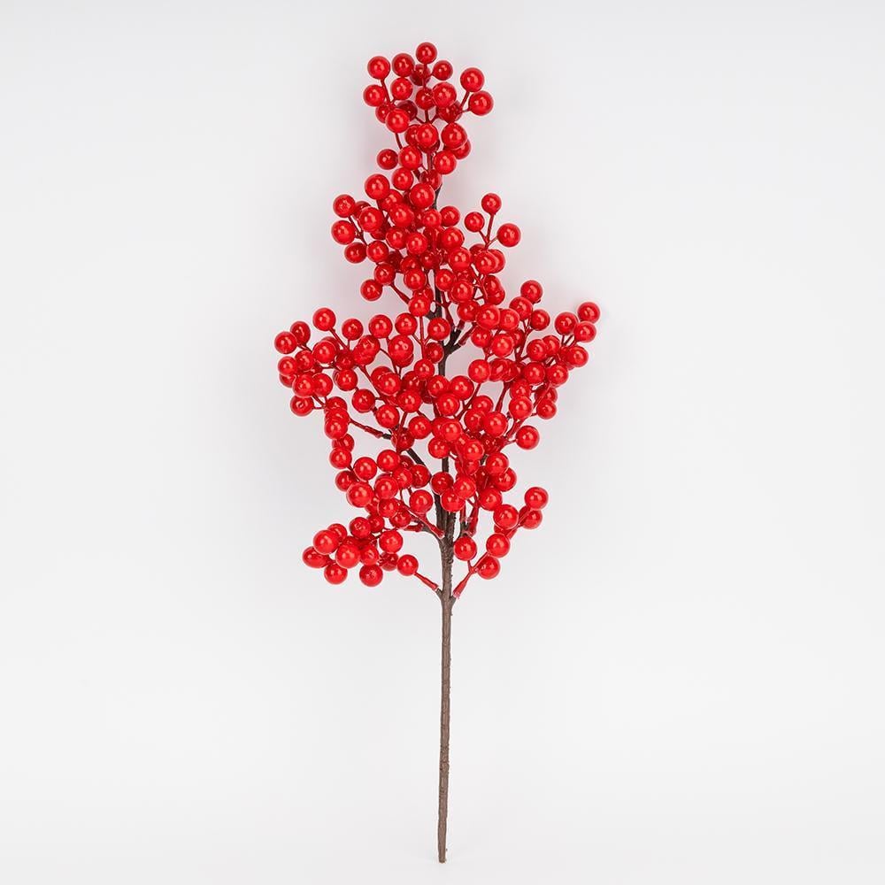 Ветка декоративная Ягодный акцент 54 см