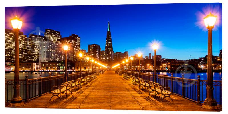 Картина на холсте Декор Карпаты Города 50х100 см (g1185)