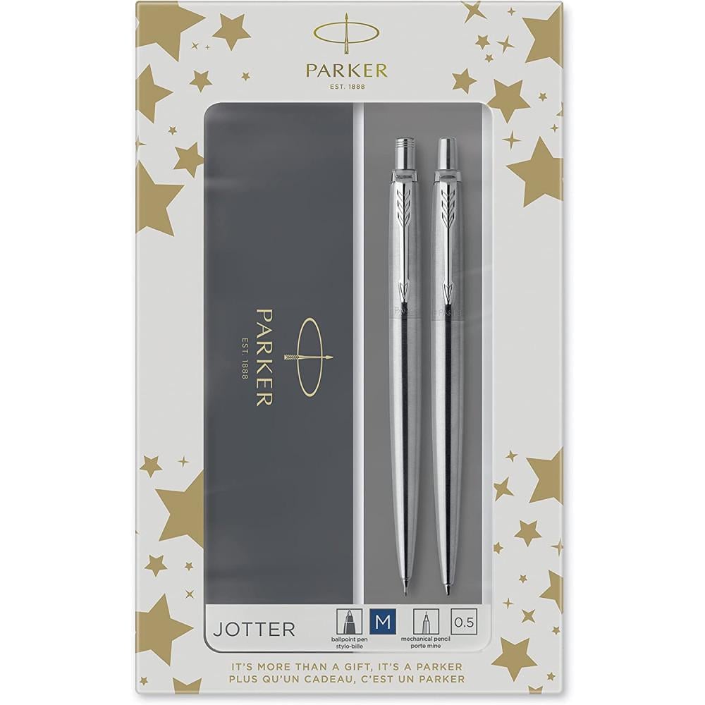 Подарункова ручка Parker Jotter Stainless Steel з олівцем (16 172b23)