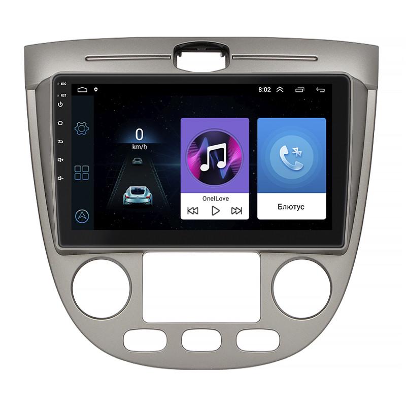 Автомагнитола штатная Lesko для Chevrolet Nubira Auto AC 2003-2010 экран 9" 1/16 Gb Wi-Fi GPS Base