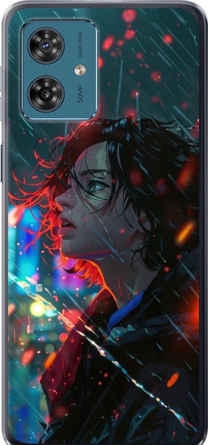 Чехол на Motorola Moto G54 Ночные огни (6096u-3339-42517)