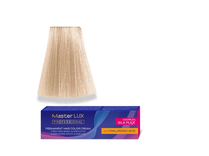 Крем-краска для волос стойкая Master LUX 12.8 специальный блонд 60 мл Жемчужный Крем-краска для волос стойкая Master LUX 12.8 специальный блонд 60 мл Жемчужный