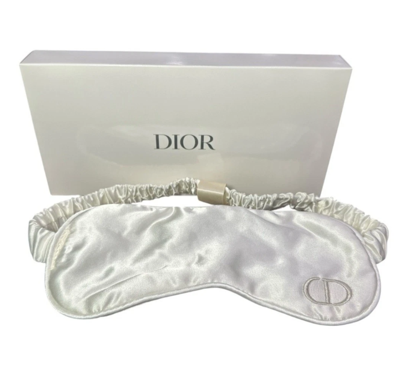 Маска для сна Dior Silk Eye Sleep Mask New In Box White Authentic