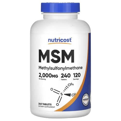 Добавка Nutricost 1000 мг MSM 240 табл. (NCS-67412)