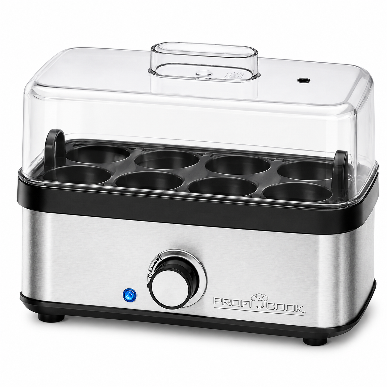 Яйцеварка електрична ProfiCook PC-EK 1275 400 Вт до 8 яєць омлет яйця-пашот нержавіюча сталь (1275)