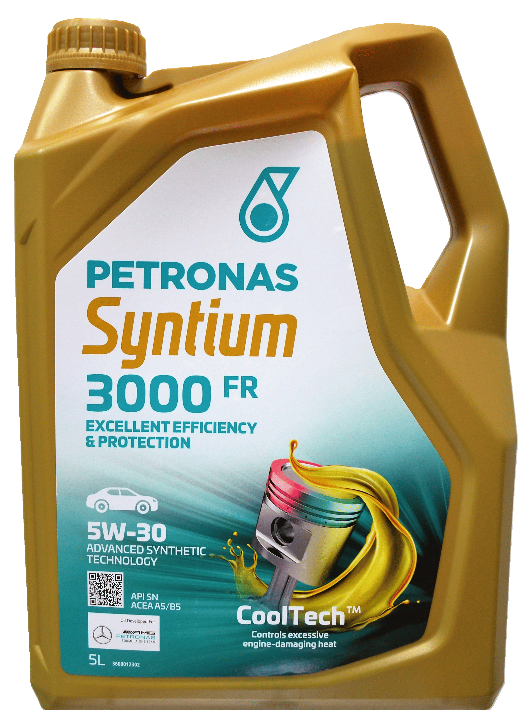 Моторное масло PETRONAS LUBRICANTS Syntium 3000 FR 5W-30 5 л (2443757161) - фото 2 Моторное масло PETRONAS LUBRICANTS Syntium 3000 FR 5W-30 5 л (2443757161) - фото 2