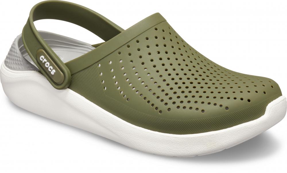 Сабо Crocs LiteRide M8W10 р. 40-41 Army green/White - фото 2