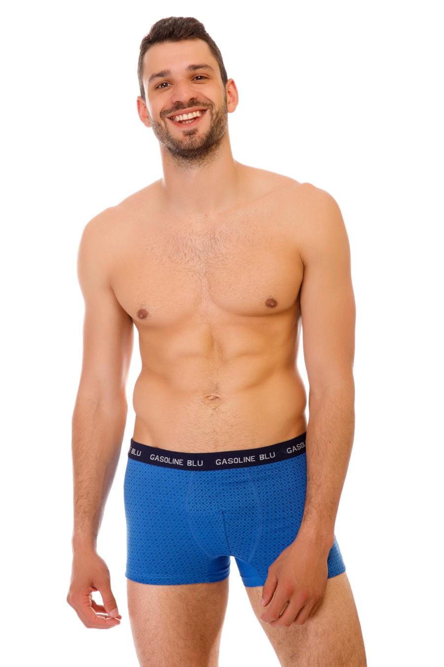 Трусы боксеры Gasoline Blu р. 50/L Синий (70848)