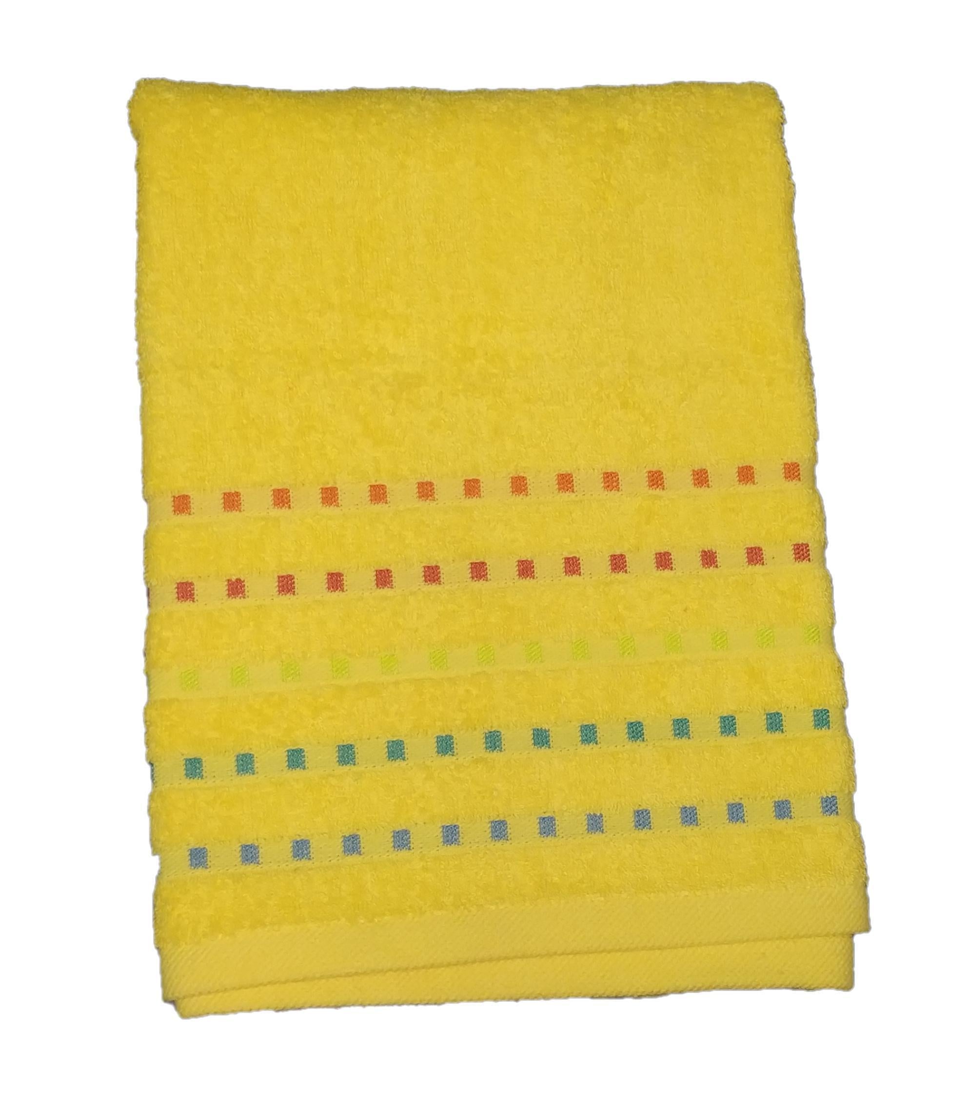 Полотенце махровое Zastelli Мозаика 70x140 см Желтый (09538- 000704)