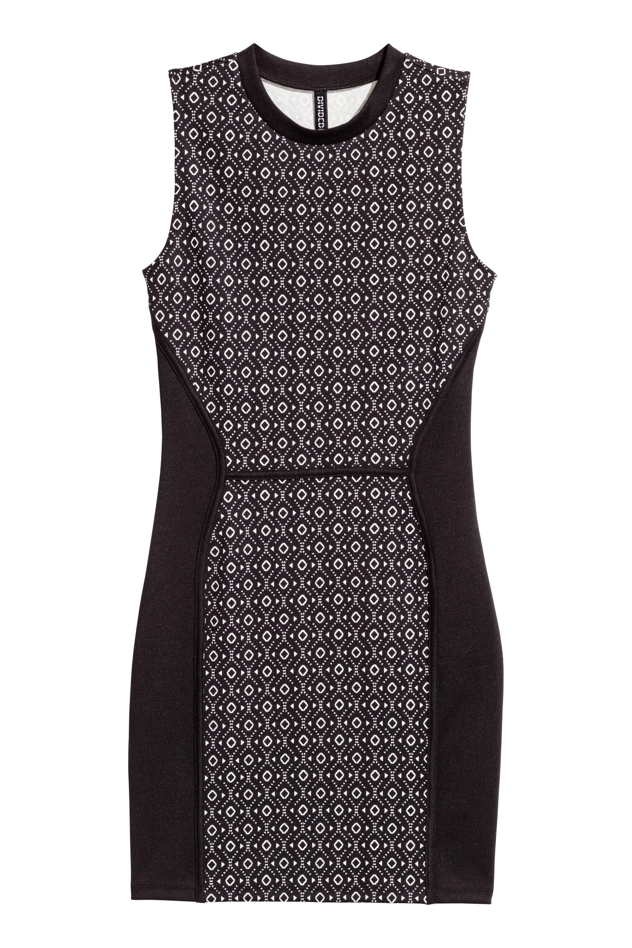 Сукня H&M р. 36 Чорно-білий (5782437)