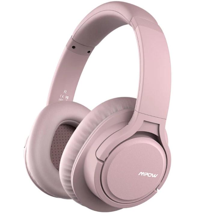 Наушники беспроводные Mpow H7 с микрофоном Розовый (MPOW H7PINK)