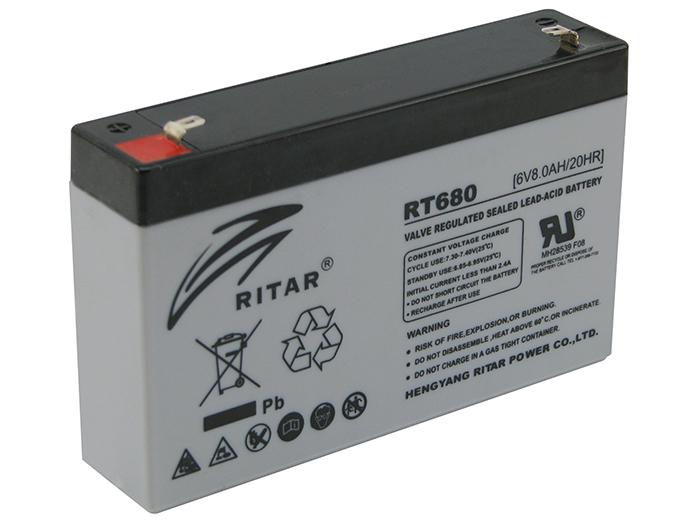 Аккумулятор Ritar RT680 6V 8Ah