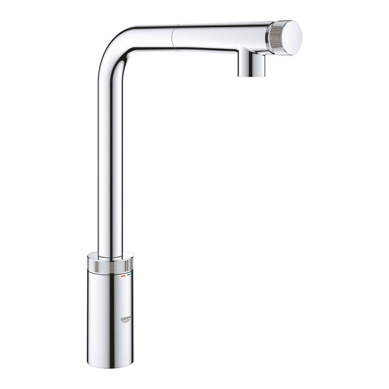 Змішувач для кухні Grohe Minta SmartControl 31613000 із висувною лійкою Хром (71826)