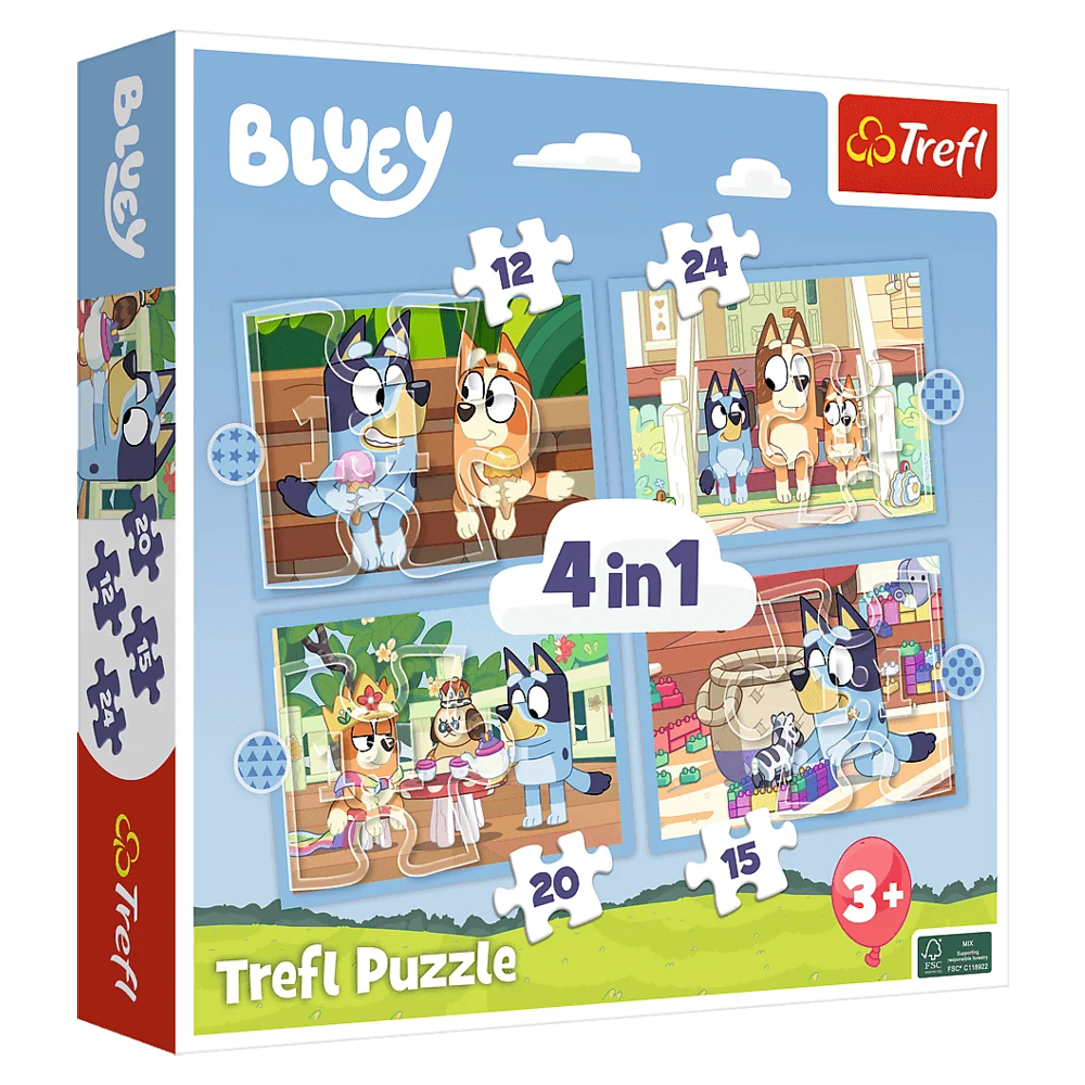 Пазли 4в1 Trefl Чудовий світ Блу (5900511346374)