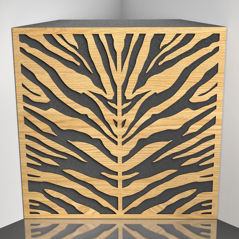 Бас ловушка Ecosound Zebra Sherwood 50х50 см 100 мм Светлый дуб (1680)