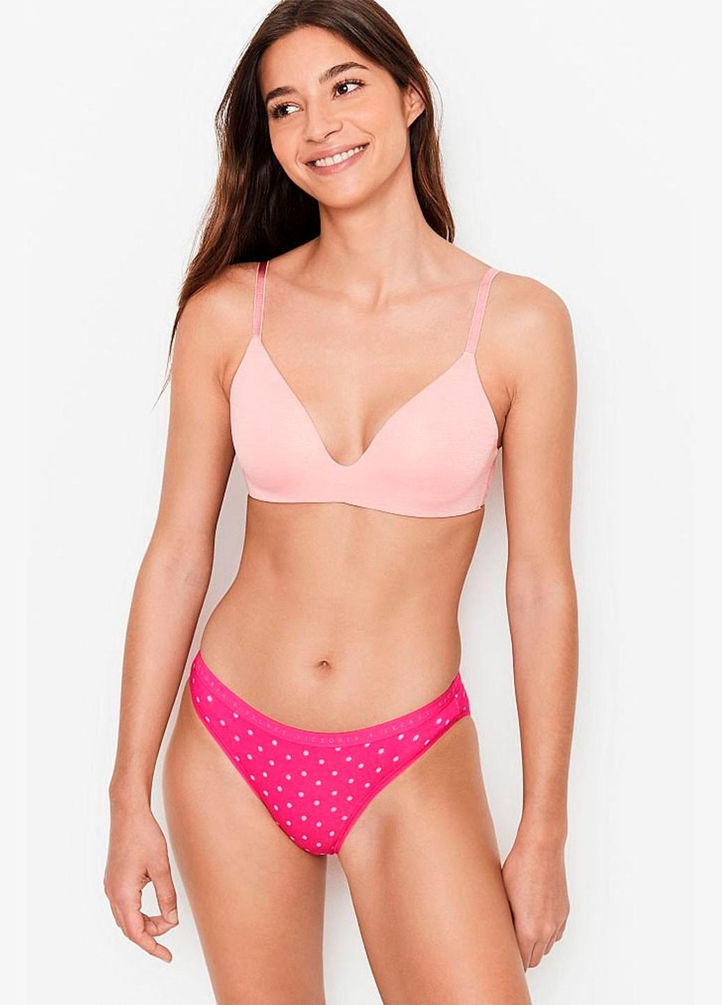 Женские трусы Victoria's Secret 1440000400261QU4L L Розовый (61784742)