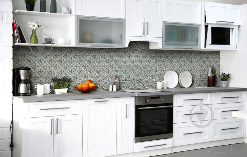 Скинали на кухню Zatarga «Полотно серенити» 600х2500 мм виниловая (Z183409)