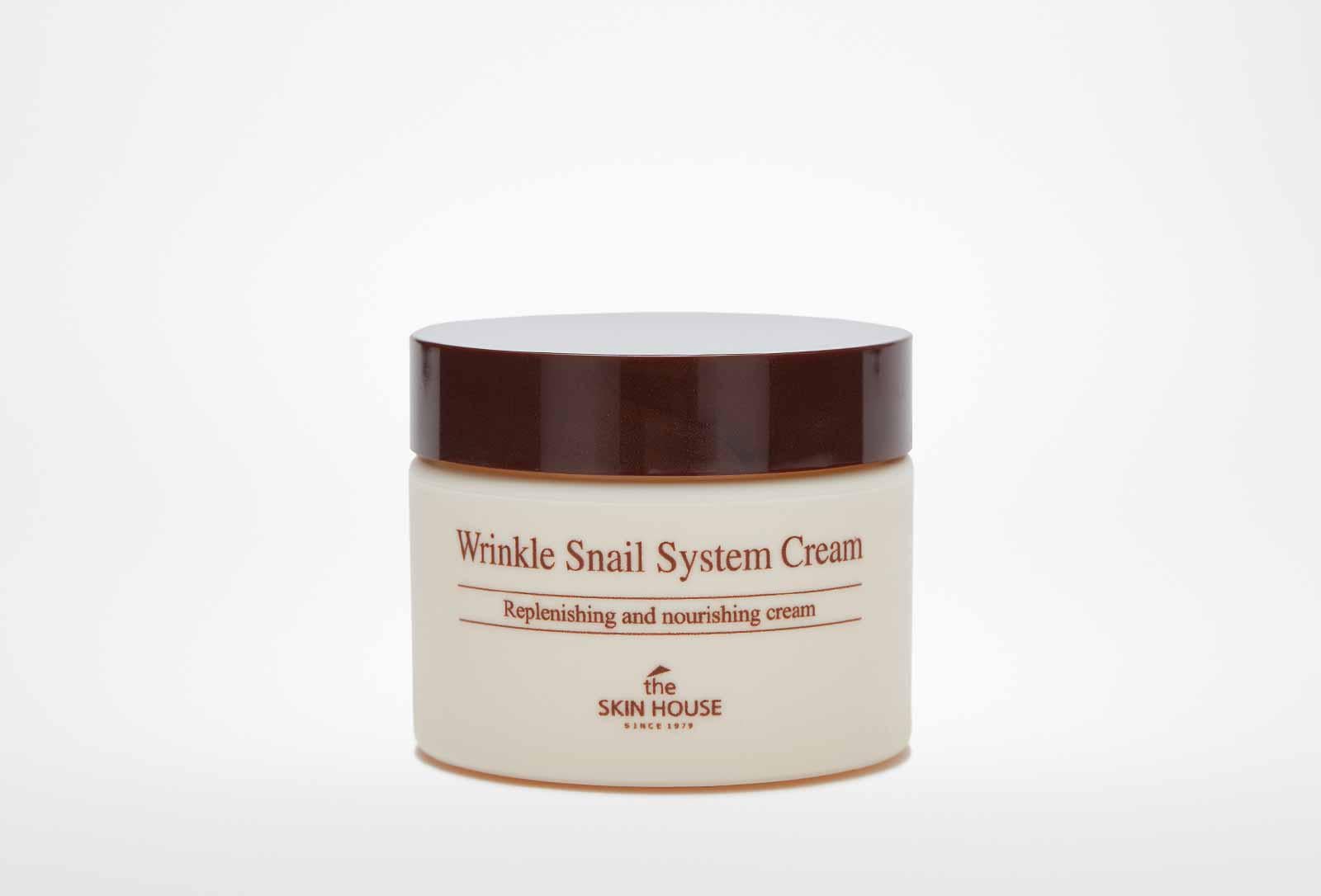 Крем для лица The Skin House Wrinkle Snail System Cream улиточный 50 мл