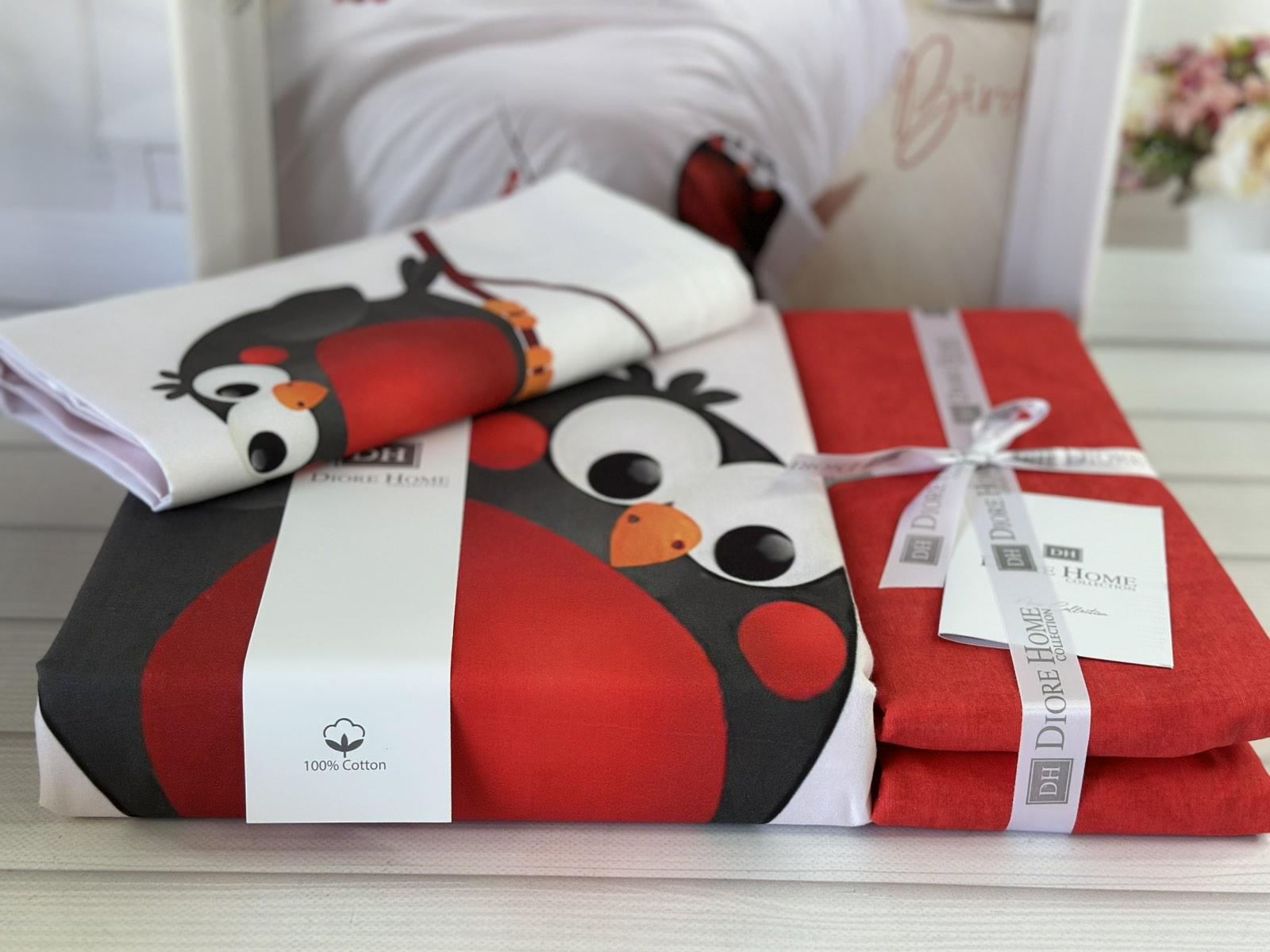 Комплект постільної білизни дитячий Limasso ранфорс Червоний з білим (2674295487) - фото 3 Комплект постільної білизни дитячий Limasso ранфорс Червоний з білим (2674295487) - фото 3