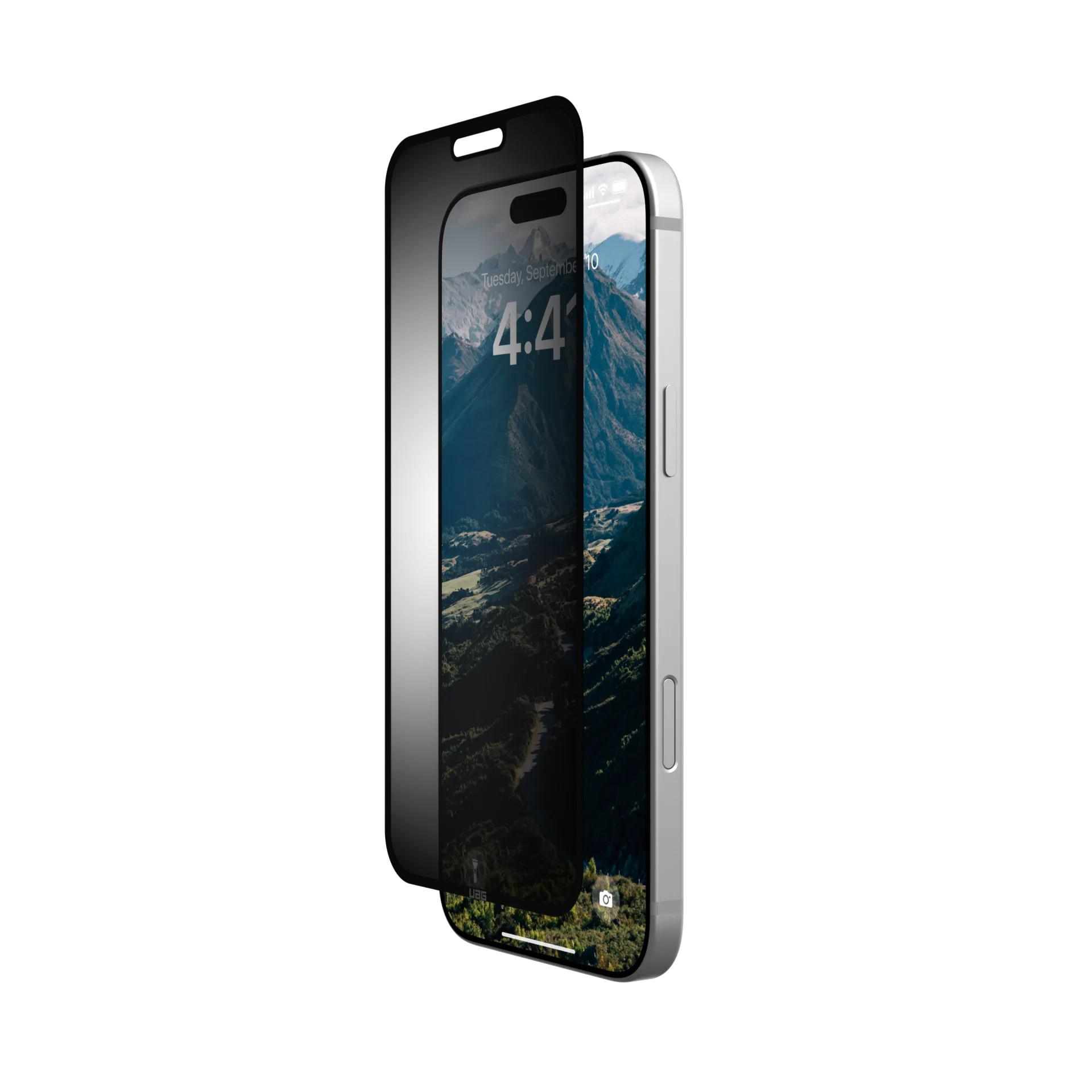 Защитная пленка анти-шпион UAG для Apple iPhone 16 Pro Max Removable Prіvacy Glass - Tint (14436911NA)