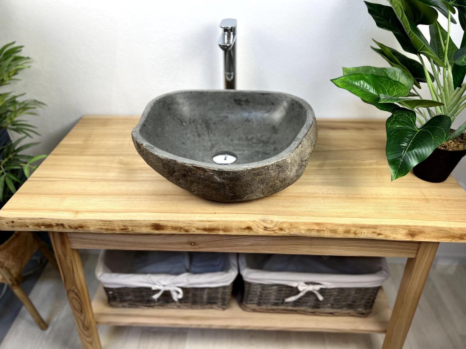 Умывальник SpiritofStone накладной river stone 42 см (BB.4.10)