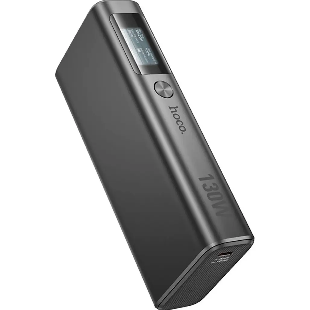 Батарея портативна Powerbank Hoco Q17B Electric 130W 20000 mAh Grey