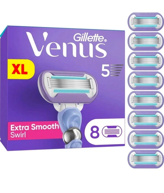 Картриджі змінні для гоління жіночі Venus Deluxe Smooth Swirl 8 касет