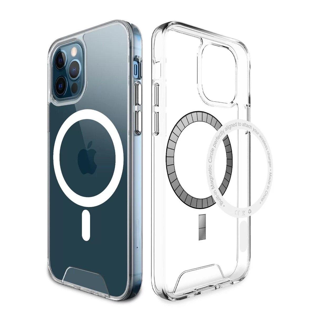 Протиударний Чохол Space Magnetic   для смартфона  Apple iPhone 11 Transparent