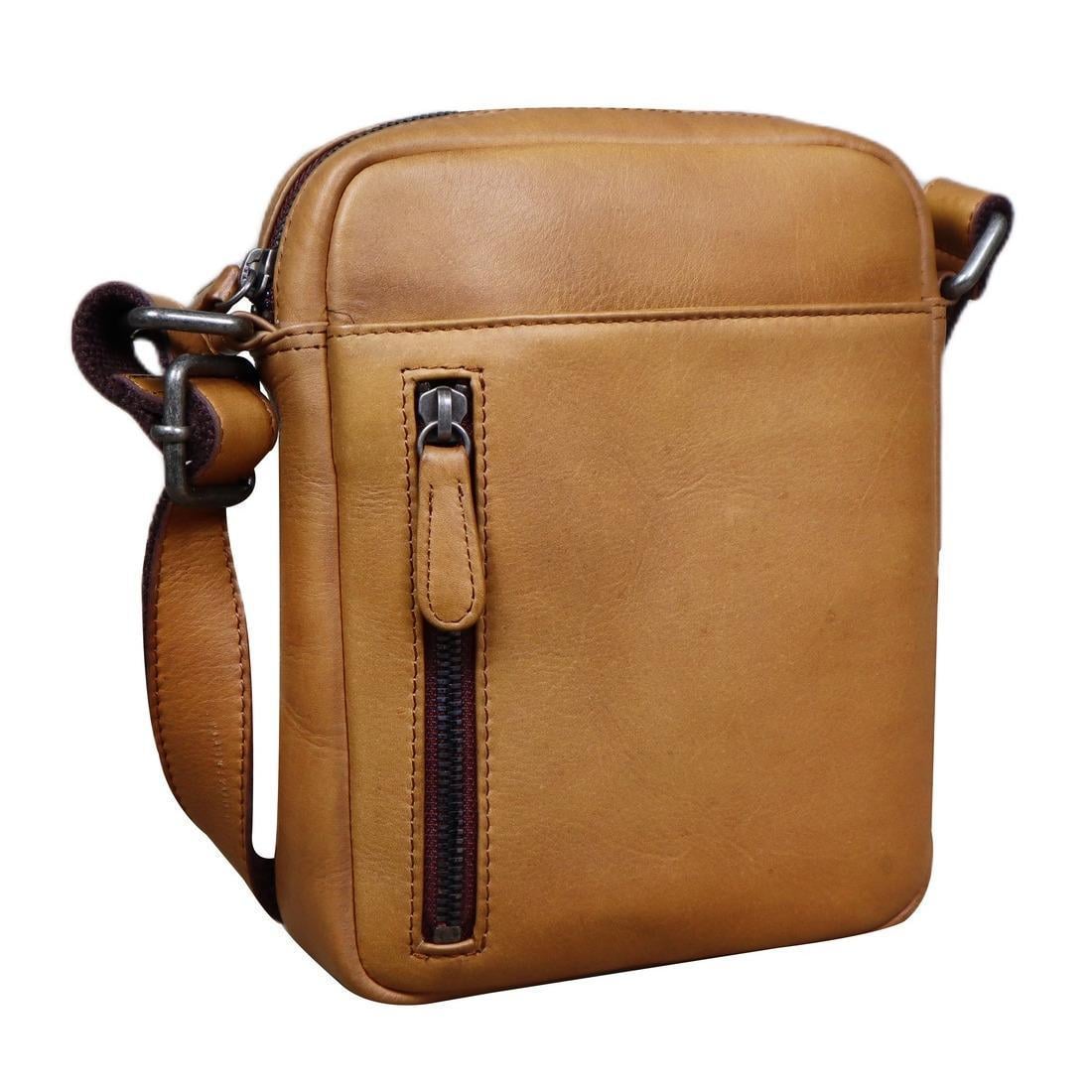 Сумка мужская кожаная Tavinchi R-3169C Рыжий (2656558989)