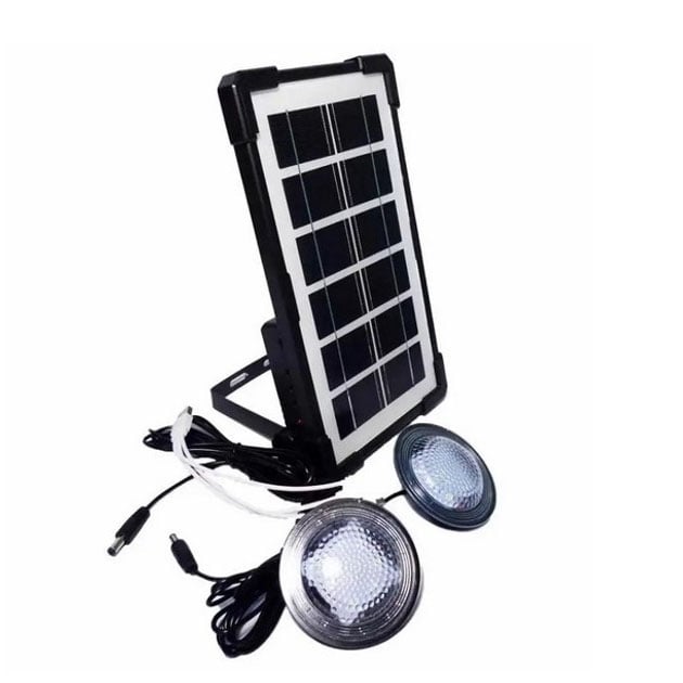 Фонарь светодиодный GDLITE GD-07А портативный солнечная панель павербанк (23678360)