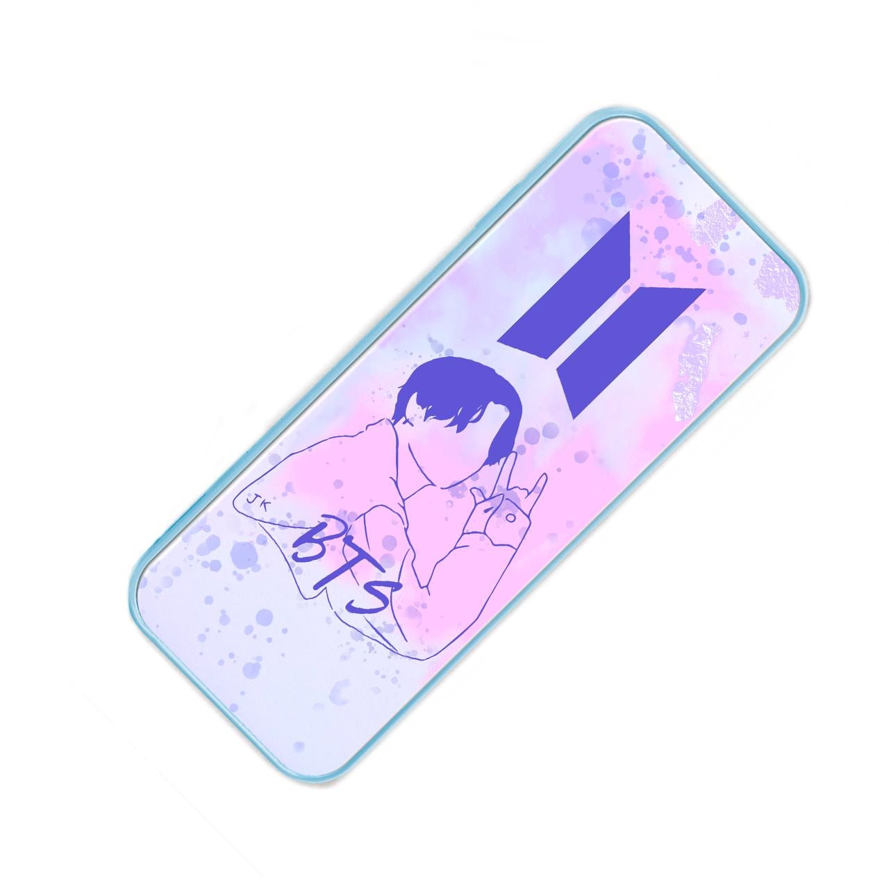 Пенал школьный Jungkook BTS Голубой (34408-3277-SK-1)