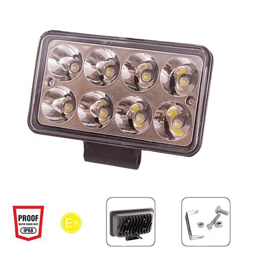 Фара робочого світла WLP-24S4 Spot 8 Led 3 W (254075) - фото 5