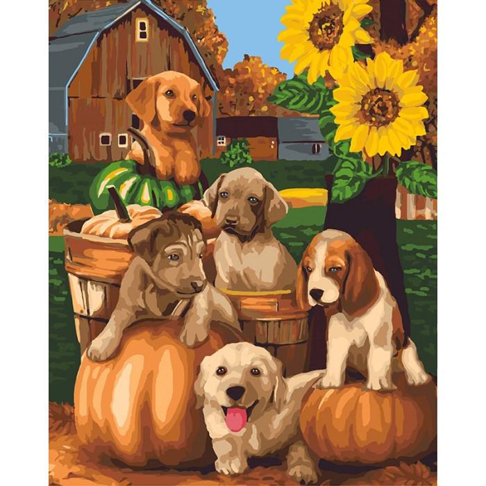 Картина по номерам Идейка Сельские друзья 40x50 см (skl-КНО4106)