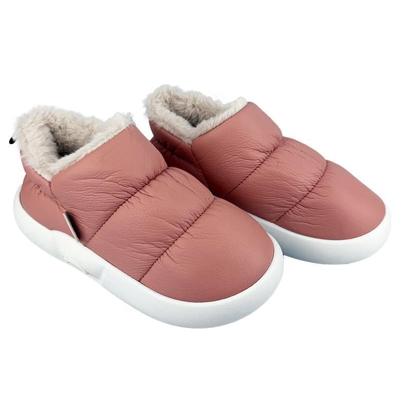 Капці жіночі теплі з задніком 10953-6 p. 36-37 22,5-23 см Рожевий