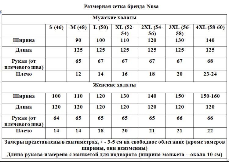 Халат чоловічий натуральний Nusa L/XL Білий (N101) - фото 4